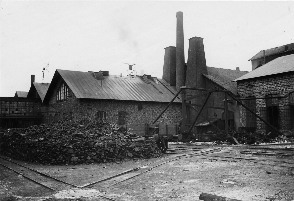 Järnbruk i  Filipstads kommun, Värmland. Första skriftliga belägget på järnverksamhet här omkring 1540, 1972 lades verket ner.