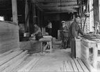 Munkfors Bruk i Värmland. Lådfabriken 1930.