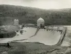 Norsk Hydroelektrisk Kvælstof aktieselskab. Skarfosdam. Rjukan, Telemark fylke i Norge.