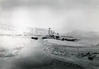 Sveagruvan. Sista bå M/S Fagerli. Isränna uppbruten av Sydvaranger 5 oktober 1917.