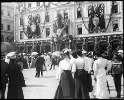 Skioptikonbild från institutionen för fotografi vid Kungliga