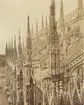 Katadralen Il Duomo, Milano, 1886.