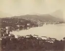 Vy över Comosjön, norra Italien, 1883.