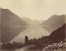 Valata di Porlezza vid Luganosjön, norra Italien, 1883.