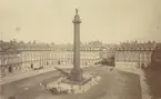 Ur album: Utländska Resan 1890. Place Vendôme, Paris.