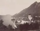 Ur album: Utländska Resan 1890. Vy över Gersau, Schweiz.