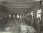 Boxholms Järnverk. Klippmaskinsfabriken, pressmaskinsavdelningen omkring 1916.