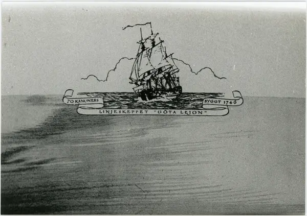 70 Kanoners Linjeskeppet Göta Lejon byggt 1746