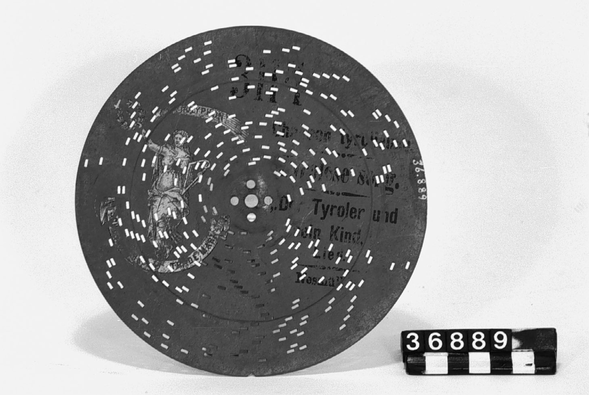 Skivor av märket "Polyphon". Tyrolese Song. Kompositör oläslig. 3113.