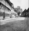 Skioptikonbild med motiv från Goslar.
Bilden har förvarats i kartong märkt: Resan 1907. Gosslar 8. 5