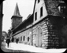 Skioptikonbild med motiv från Nürnberg.
Bilden har förvarats i kartong märkt: Vårresan 1910. Nürnberg 9. XX.