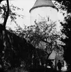 Skioptikonbild med motiv av Faulturm, Dinkelsbülh.
Bilden har förvarats i kartong märkt: Höstresan 1911. Dinkelsbühl 9. IV. Text på bild: 