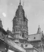 Skioptikonbild med motiv från Marburg?
Bilden har förvarats i kartong märkt: Resan 1904. Marburg.