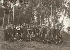 Fältmätningskurs vid Örebro Tekniska Elementarskola, hösten 1910.