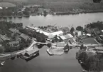 Flygfotografi över Aktiebolaget Forsviks Bruk, Västergötland.