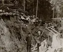 Aktiebolaget Kis i Östergötland. Första sprängningen för anrikningsverket, 7 februari 1917.