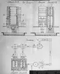Skioptikonbild. Ritning över okänd torvberedningsfabrik och torveldningsugn?