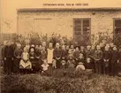 Skolklass 1880-talet, Ohrlanders skola lärarinnan Elna Frisk 1880-1885 gift med sjökapten o skeppsredare Peter Elias Ekberg Limhamn, son folkskollärare fil.kand. John Ekberg.