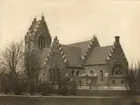 Sankt Nicolai kyrka Trelleborg, mot nordväst, negativ 11189, Scannad Malmö Museum 1995, foto: B P Bengtsson Trelleborg, x344, 8083.