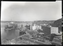 Foton från Finnboda varv. Interiör och exteriör bilder från 