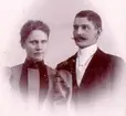 Emil Tidblad och Hilma Nordström (sedan hans hustru).