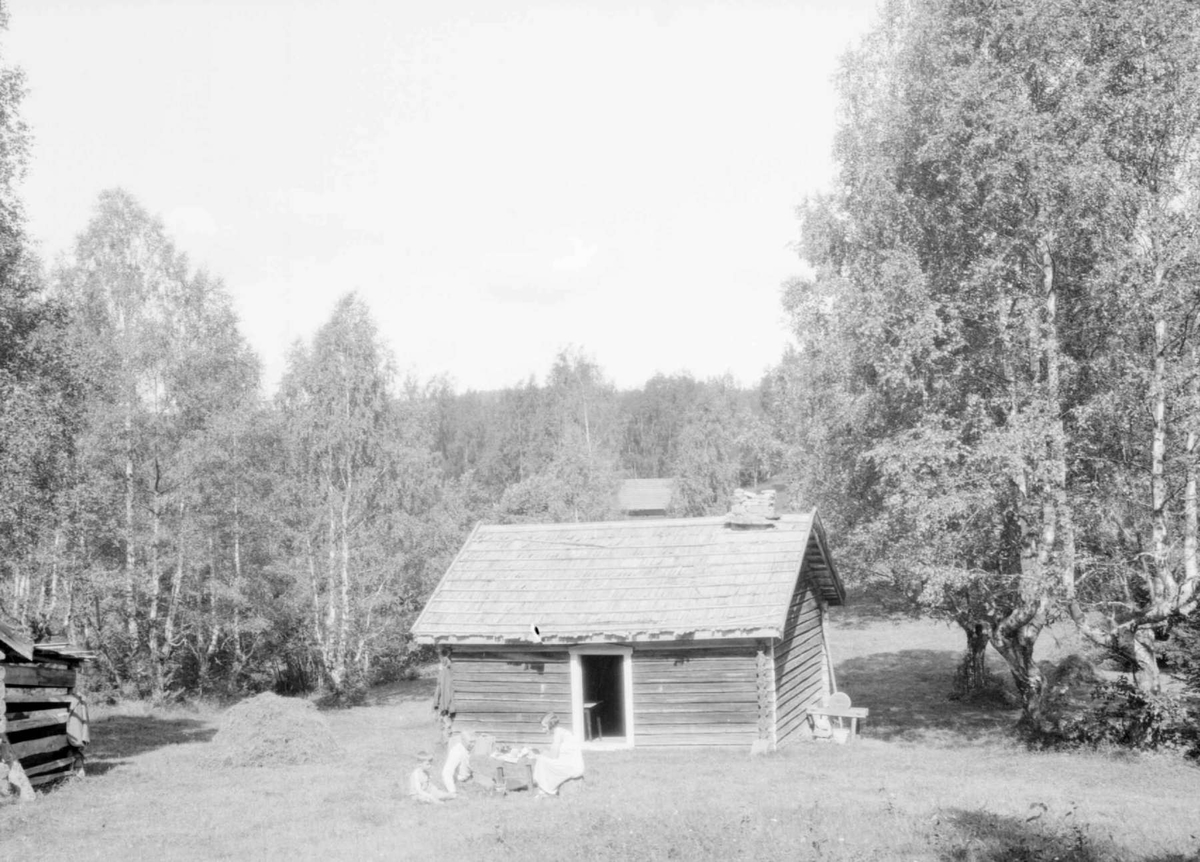 Husmannsplass ved Grimsrud gård ved Randsfjorden.