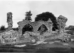 Kyrkan. Långhusets västra del. Foto mot nordost.