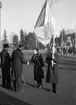 Nationaldagsfirande på Studenternas Idrottsplats, Uppsala 1940