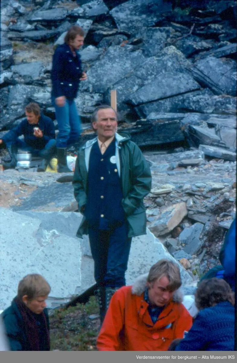 Altasaken. Demonstranter. Nullpunktet.  Aksjonen avblåst, oktober 1979.