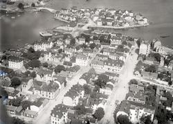 Flygbild över Björkholmen-Ekholmen Karlskrona 1921