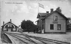 Ekedalens järnvägsstation.