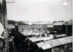 Stora torget. Oktobermarknad 1930.