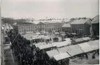 Stora torget. Oktobermarknad 1930.