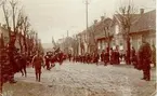 Demonstrationståg på Trädgårdsgatan.