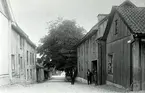 Vy över Bondegatan från Drottninggatan.