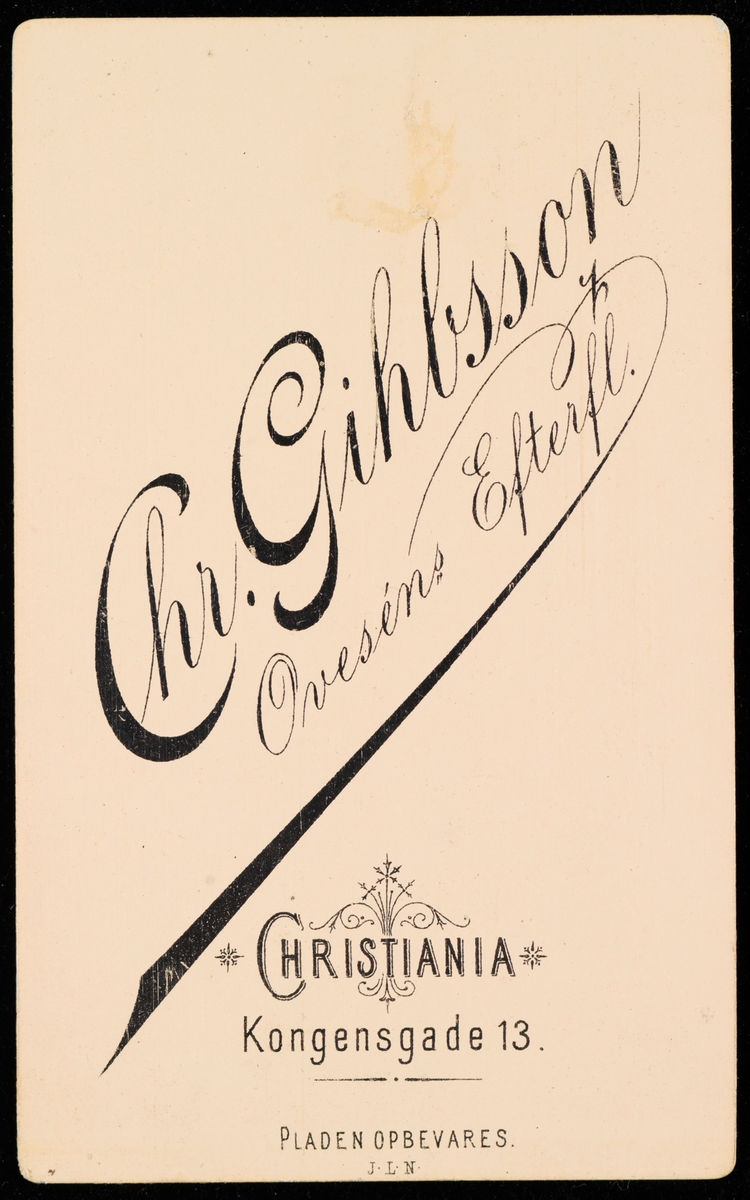 Portrett av Borghild Fritzner.