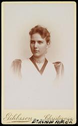 Portrett av Borghild Anker.