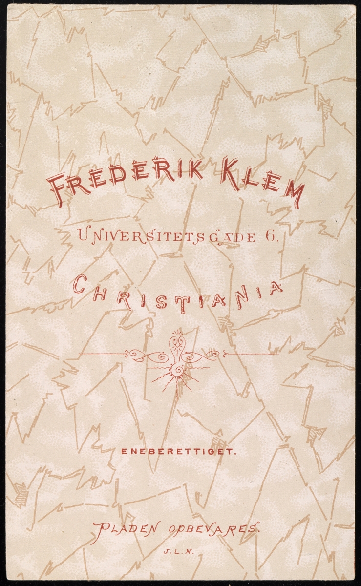 Portrett av August Wetlesen.