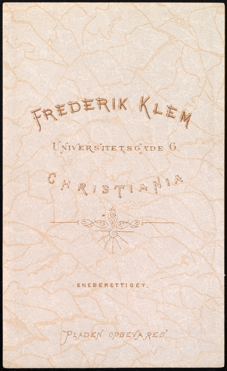 Portrett av Johannes Gløersen.