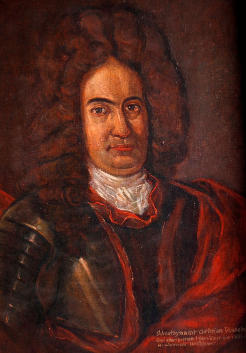 Portrett av Schoutbynacht Christian Vosbein.