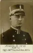 Porträtt av Henning Froste, officer vid Trängen T 1 och Intendenturkåren.