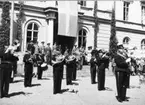 Jubileum 50 års, A 6. Regementsmusikkåren, rådhuset.