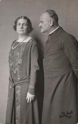 Maria Schildknecht og Halfdan Christensen i "Syndefallet".