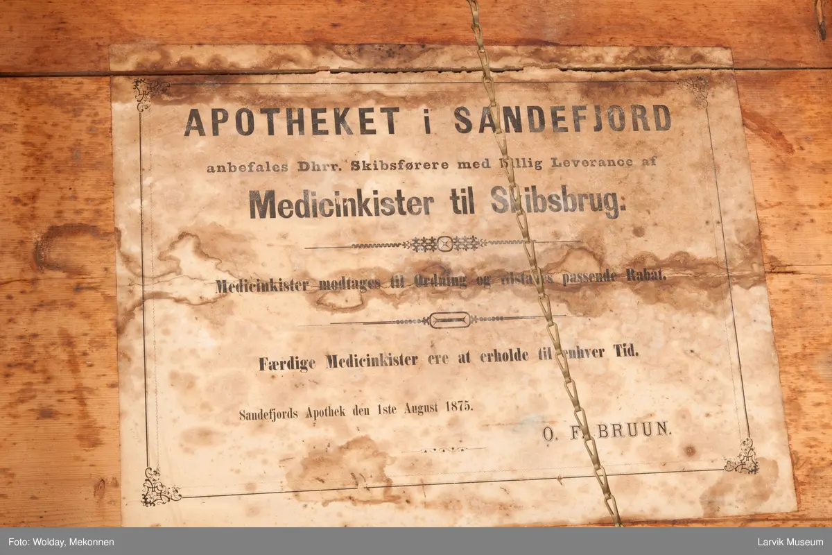 Medisinkiste fra bark "Emerald"