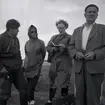 Ragnhild Boström och Ulf Erik Hagberg på Kåreholm, juli 1962. Kåreholm är en ö utanför Kårehamn.