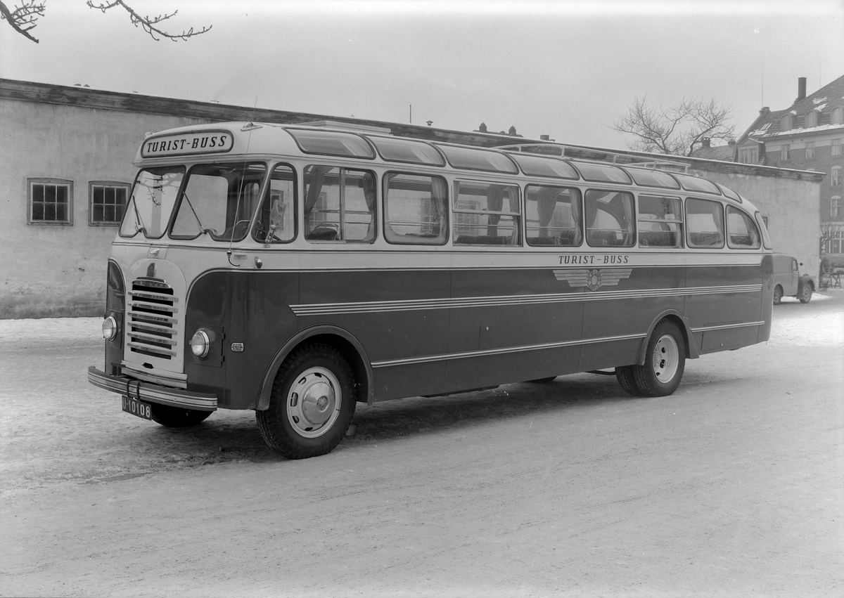 Turistbuss, eksteriør og interiør