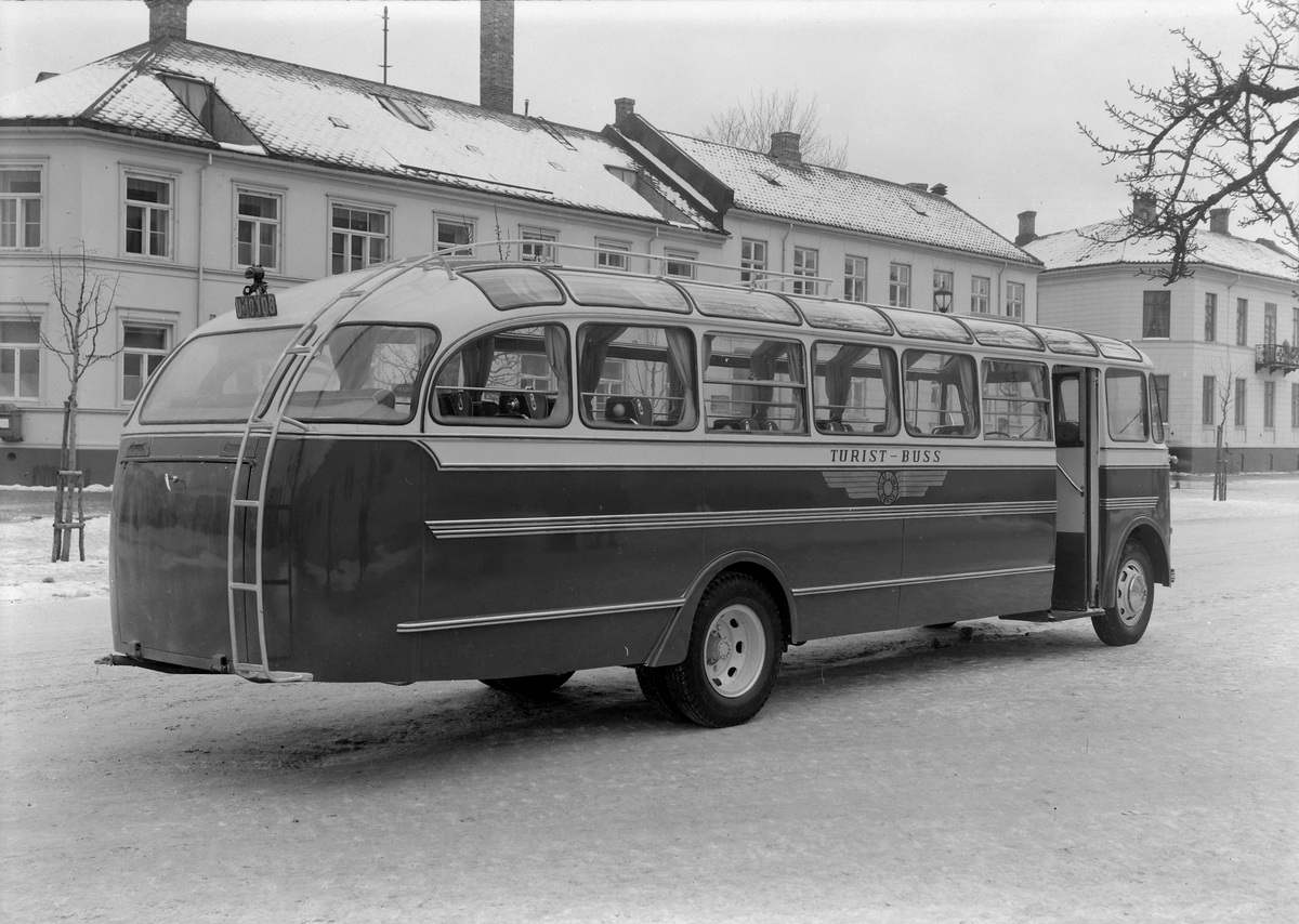 Turistbuss, eksteriør og interiør