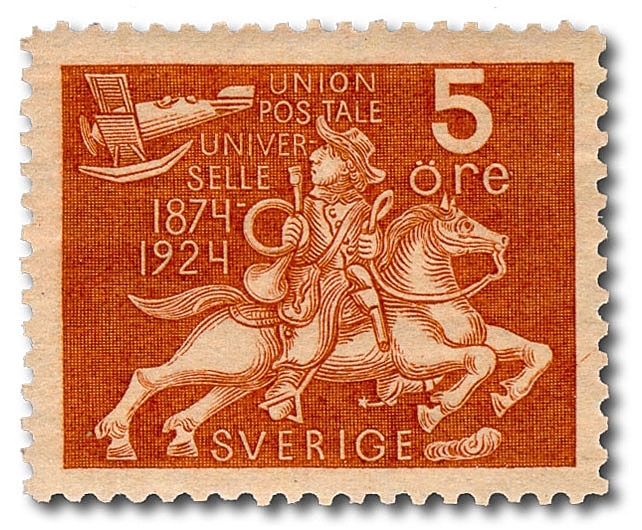 Postryttare från 1600-talet.