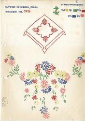 Broderimønster: Dukar