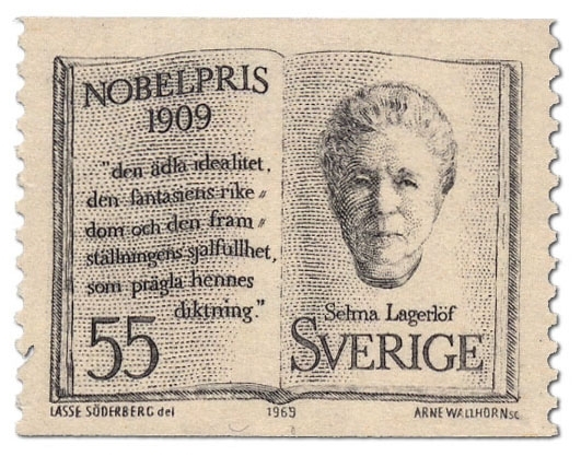 S Lagerlöf i litteratur